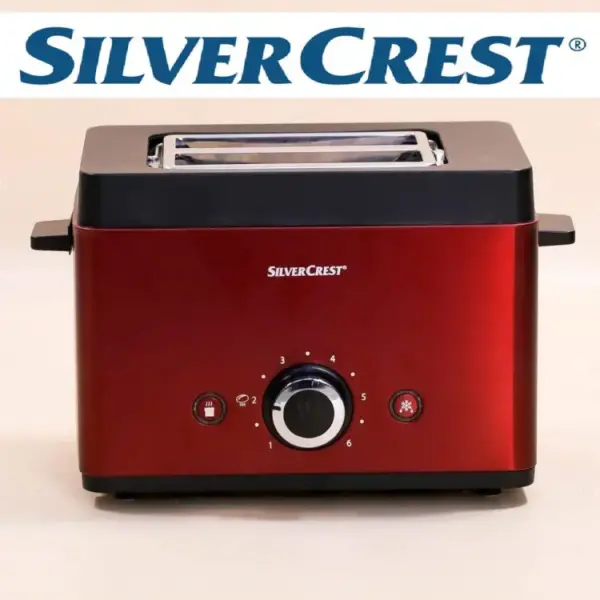 Silver Crest Electric Toaster 2 SLICE 850 watts