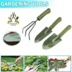 3 Pcs Garden Tools Set Trowel Transplanting Gardening Shovel Tools for Weeding Hand Tilling Rake Garden Set Shovel Mini Agricultural Landscape Accessories