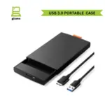 USB 3.0 Portable HDD SSD 2.5" Hardrive External Case - 2.5" Hard Drive Case 5Gbps High Speed Fast Data Transfer (ONLY CASE)