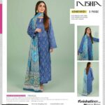 3 Pcs Women's Unstitched Lawn Digital Print Suit