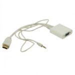 HDMI to VGA Audio HD Video Cable Converter Adapter