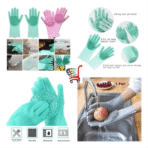 Magic Silicone Dishwashing Gloves - Image 2