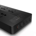 Remax USB Ports Hub, Power Strip and 6 Universal Plug 4.2A - Image 2