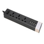 Remax 4 USB Ports Hub + 3 Universal Plug 4.2A Power Strip