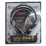 SLR-301MV Comfortable SOLIC Black Wired Headphones - Image 2