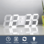 3D LED electronic watch table Modern Digital Alarm Clocks - Image 4