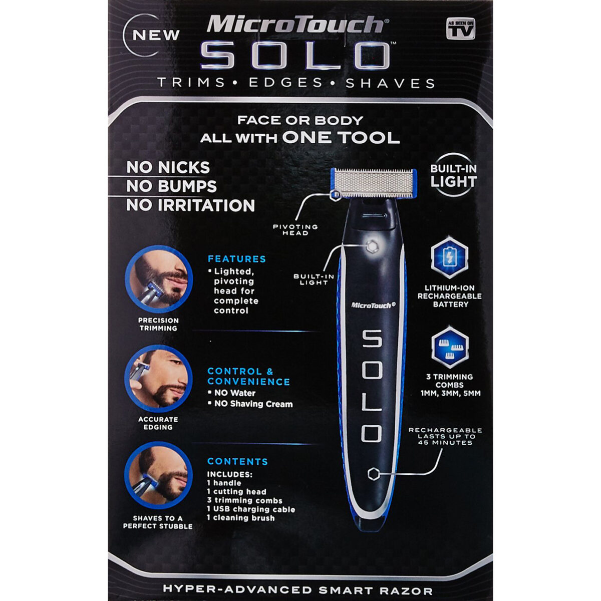 Microtouch Solo Beard Trimmer For Men - Image 2