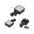 LED Video Light W49S Mini 6000K With Rotatable Mount Adapter - Image 3