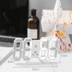 3D LED electronic watch table Modern Digital Alarm Clocks - Image 2
