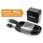 18W Adaptive 2.0 AC Wall Charger + Car Charger for Mobile - Image 2