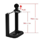 Universal Tripod Clip Mount Adabter For Mobile - Black - Image 2