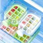 Ice Cube Tray Water Bottle with Lid and Bin - Image 4