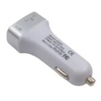 IP2 Car Charger IP203 - Triple Port - Silver