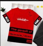 Boy's Stitched Cotton Jersey Printed T-Shirt