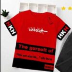 Boy's Stitched Cotton Jersey Printed T-Shirt