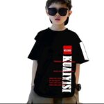 Boy's Stitched Cotton Jersey Printed T-Shirt