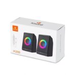 Kisonli X28 RGB USB Bluetooth Speaker – 3D Surround Desktop Mini Speaker for PC, Mobile, & Party Use - Image 2