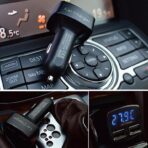 Car USB Socket -Dual USB Charger Adapter Voltage Tester - Image 3