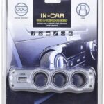 WF-0120 3-IN-1 5V 3-SOCKET USB VEHICLE POWER SUPPLY