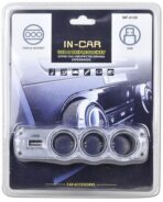 WF-0120 3-IN-1 5V 3-SOCKET USB VEHICLE POWER SUPPLY - Image 2