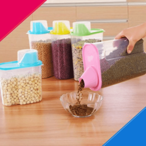 Large Food Storage Container with Cup- 1L
