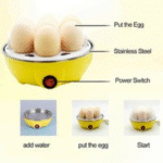 Stainless Steel Mini Electronic 7 Egg Boiler