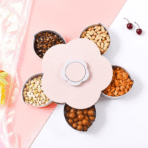 Flower Rotatable Container Food Candy Box - Image 3