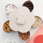 Flower Rotatable Container Food Candy Box - Image 2