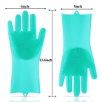 Dishwashing Gloves- Silicone Kitchen Scrub - Image 3