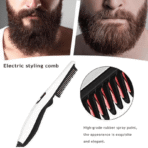 Multifunctional Hair Comb Beard Straightener Curler - Image 2
