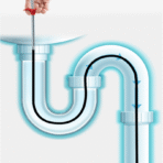 200 cm Drain Cleaner Stick Metal Wire - Image 4