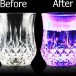 LED Flashing Liquid Activated Light Up Glass