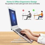 Adjustable Laptop Stand Ergonomic Desktop - Image 4