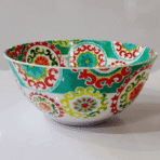 Melamine Crockery Anti Knock Big Bowl Floral Pattern - Image 4