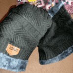 Wool Hat with Winter Velvet Hedging Plus thick wool - Image 3
