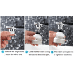 Removable Kitchen Tap Head Universal 360 Rotatable Faucet - Image 3