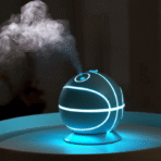 Rotatable Basketball Shaped Air Humidifier 240ml - Image 3