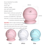 Rotatable Basketball Shaped Air Humidifier 240ml - Image 6