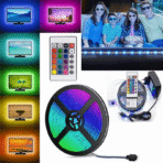 Flexible SMD Light Strip with Remote-15 Feet - Image 2