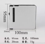 Metal 12 Pcs Cigarette Storage Box With Jet Flame Lighter - Image 2
