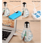 1 pc LED Bulb Air Water Mist Humidifier - Image 2