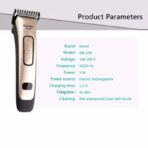 Kemei KM-236 professional Rechargeable barber hair cutting - Image 3