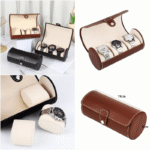 3 Slot Leather Watch Organizer