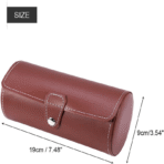 3 Slot Leather Watch Organizer - Image 2