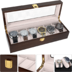 6 Slot Watch Storage Box - Image 5