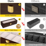 6 Slot Watch Storage Box - Image 4