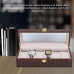 6 Slot Watch Storage Box - Image 2