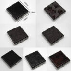 1 PC Metal Frame Faux Leather Black Cigarette Storage Box - Image 2