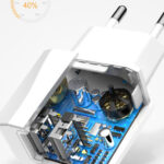 Baseus Charger Mini Dual USB Charger 2.1A Ccall Mn02