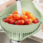 Rotatable Double Layer Drain Basket(Pack of Two)
